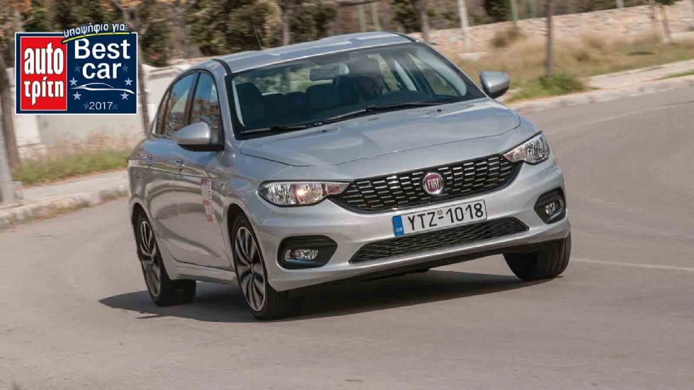 Το νέο Fiat Tipo είναι ευχάριστο στην όψη και με αρκετές εκδόσεις για όλα τα γούστα.	